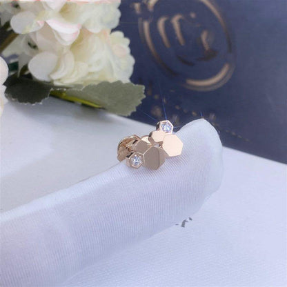 [Am jewelry]BEE LOVE PINK GOLD DIAMOND EARRINGS