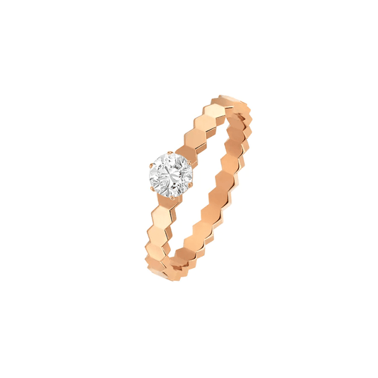 [Am jewelry]BEE LOVE RING PINK GOLD 1 DIAMOND