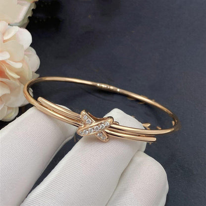 [Am jewelry]JEUX DE BRACELET PINK GOLD DIAMONDS