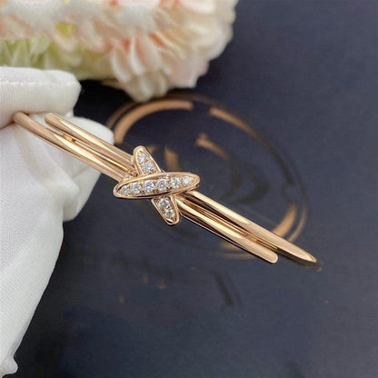 [Am jewelry]JEUX DE BRACELET PINK GOLD DIAMONDS