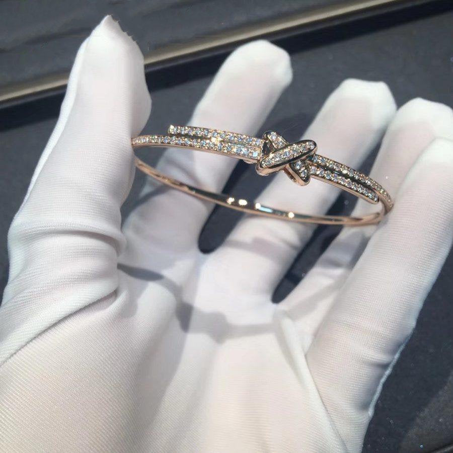 [Am jewelry]JEUX DE BRACELET DIAMONDS PINK GOLD