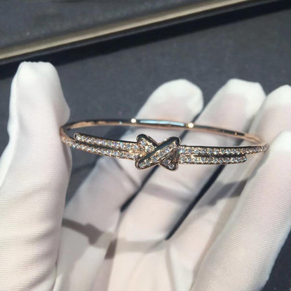 [Am jewelry]JEUX DE BRACELET DIAMONDS PINK GOLD