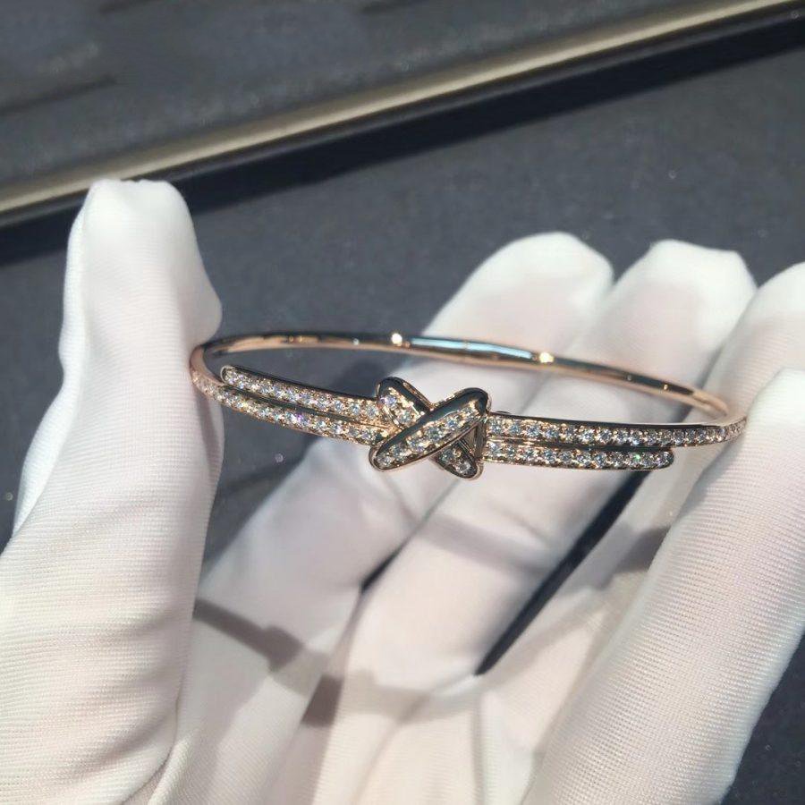 [Am jewelry]JEUX DE BRACELET DIAMONDS PINK GOLD