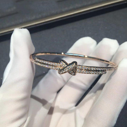 [Am jewelry]JEUX DE BRACELET DIAMONDS PINK GOLD
