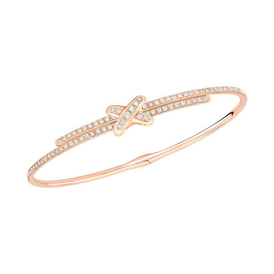 [Am jewelry]JEUX DE BRACELET DIAMONDS PINK GOLD