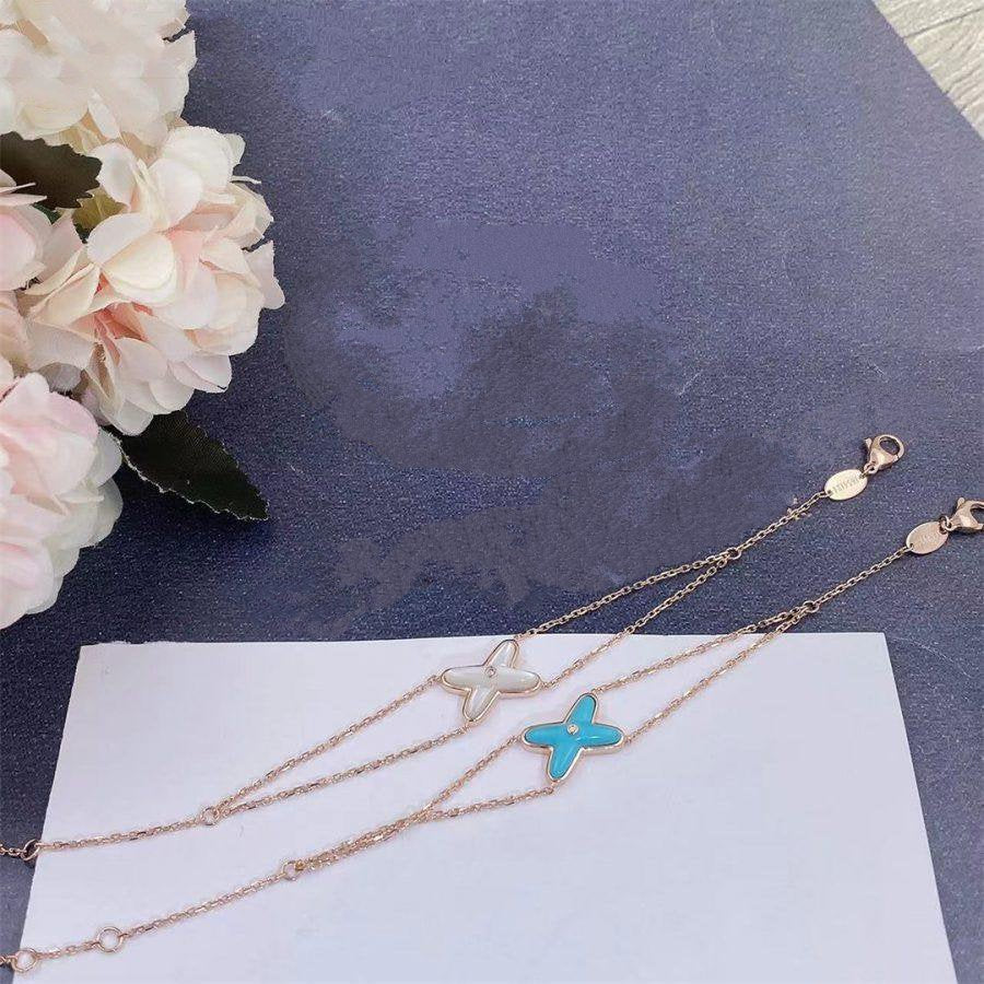 [Am jewelry]JEUX BRACELET TURQUOISE PINK GOLD 1 DIAMOND