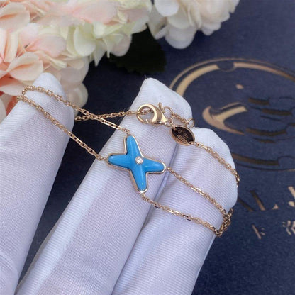 [Am jewelry]JEUX BRACELET TURQUOISE PINK GOLD 1 DIAMOND