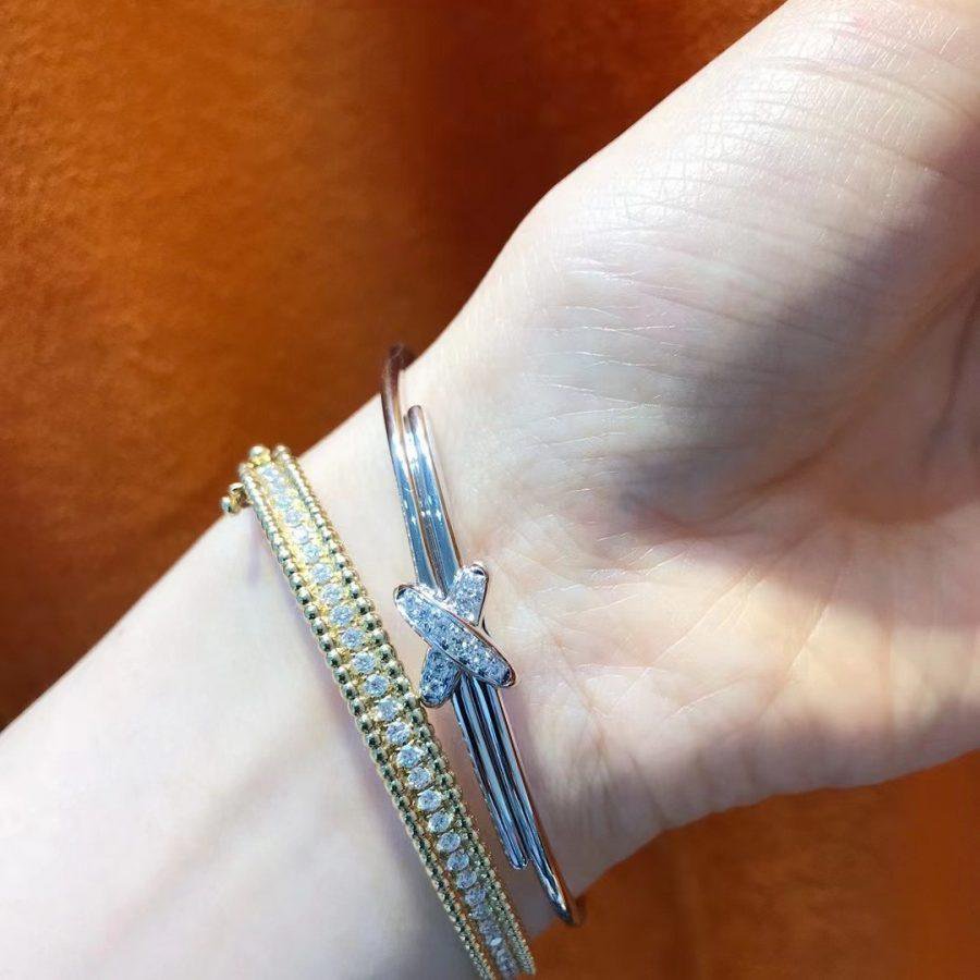 [Am jewelry]JEUX DE BRACELET SILVER DIAMONDS