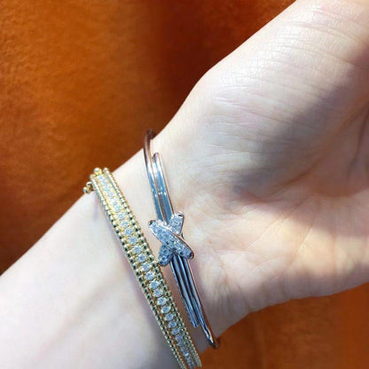 [Am jewelry]JEUX DE BRACELET SILVER DIAMONDS