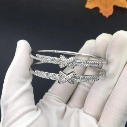 [Am jewelry]JEUX DE BRACELET DIAMONDS SILVER