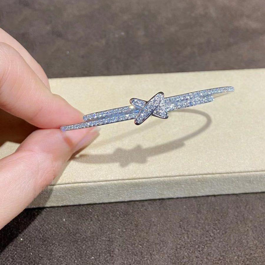 [Am jewelry]JEUX DE BRACELET DIAMONDS SILVER