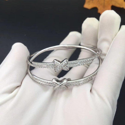 [Am jewelry]JEUX DE BRACELET DIAMONDS SILVER