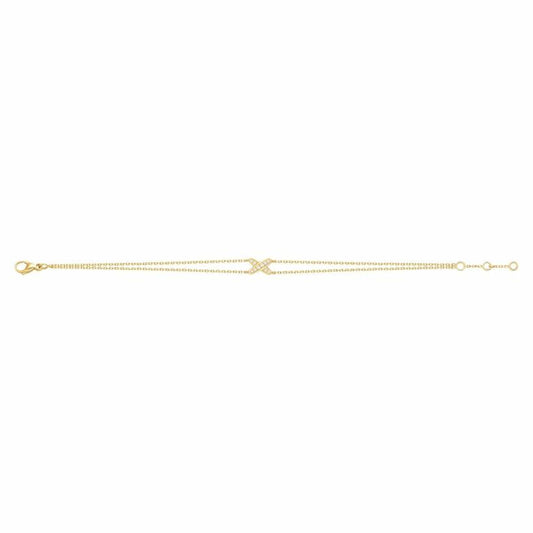 [Am jewelry]JEUX BRACELET GOLD DIAMOND
