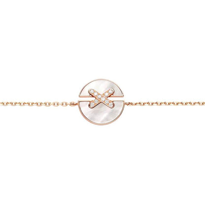 [Am jewelry]JEUX DE BRACELET MOP PINK GOLD DIAMONDS