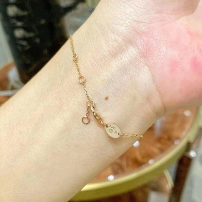 [Am jewelry]JEUX DE BRACELET MOP PINK GOLD DIAMONDS