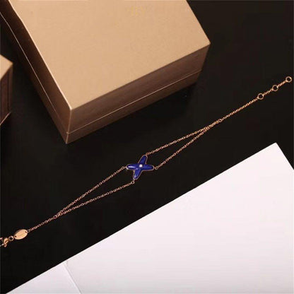 [Am jewelry]Hollow Design Four-Leaf Clover Flower Shape Ring