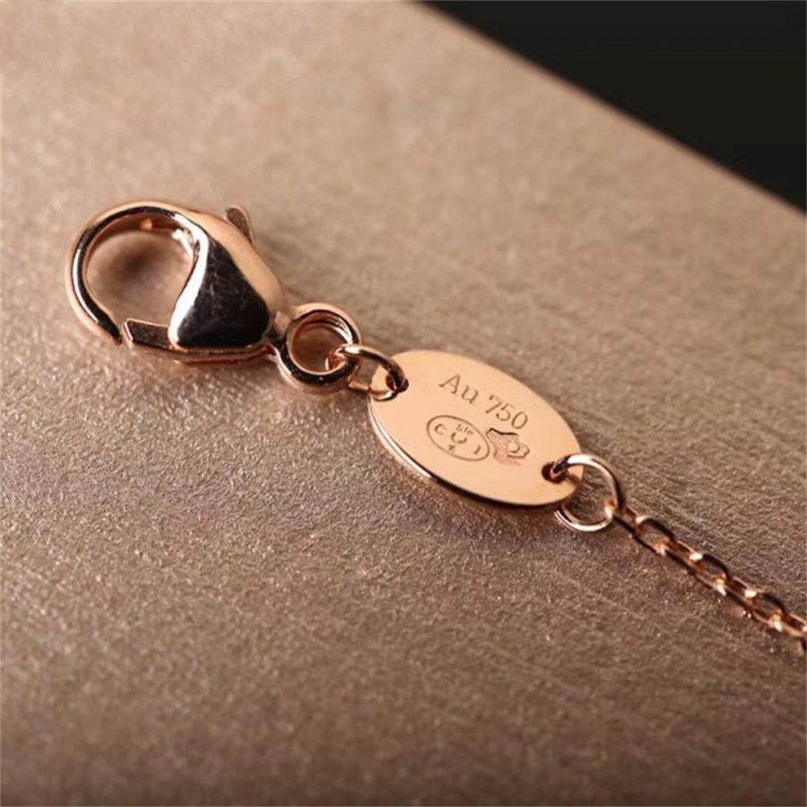 [Am jewelry]Hollow Design Four-Leaf Clover Flower Shape Ring