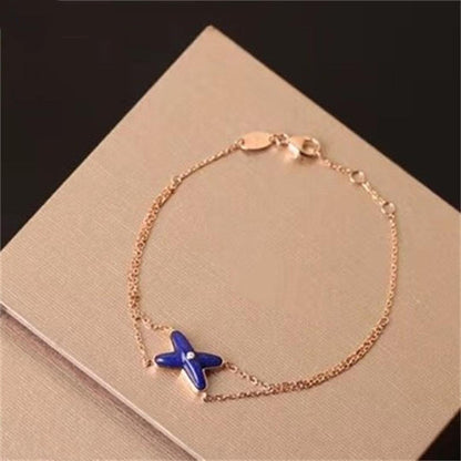 [Am jewelry]Hollow Design Four-Leaf Clover Flower Shape Ring
