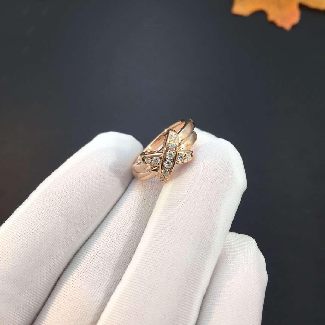 [Am jewelry]JEUX DE PINK GOLD DIAMOND RING
