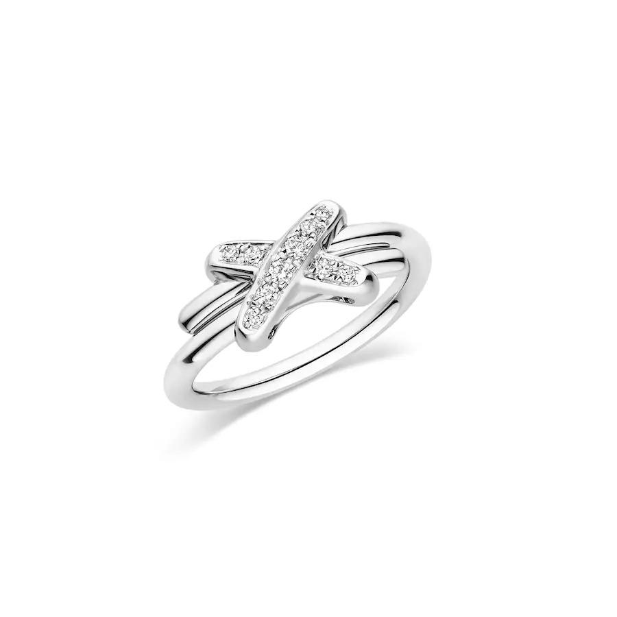 [Am jewelry]JEUX DE SILVER DIAMOND RING