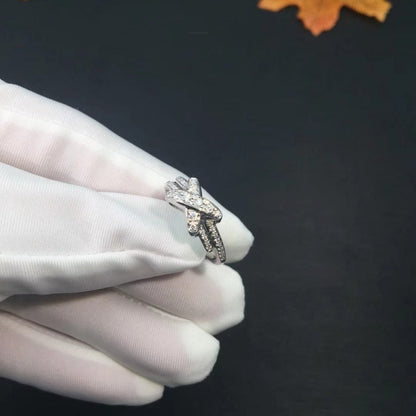 [Am jewelry]JEUX DE SILVER DIAMOND RING