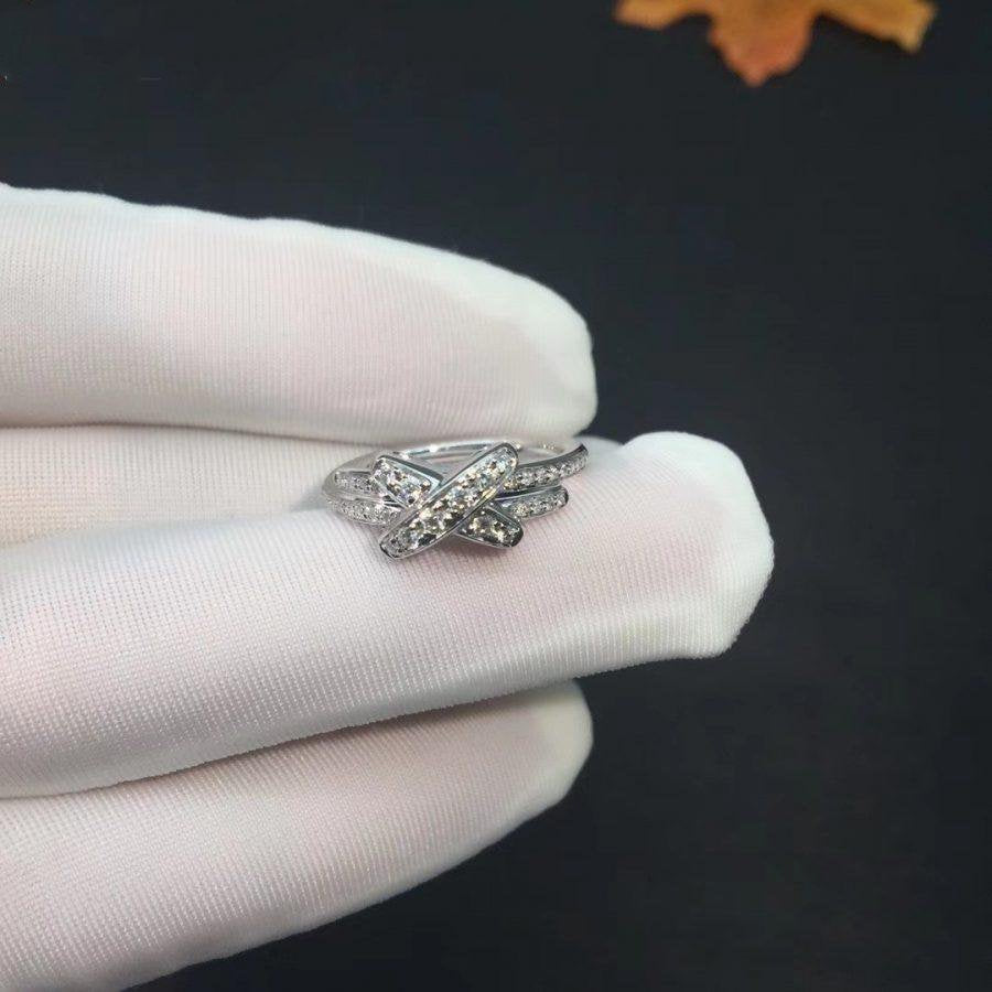 [Am jewelry]JEUX DE SILVER DIAMOND RING