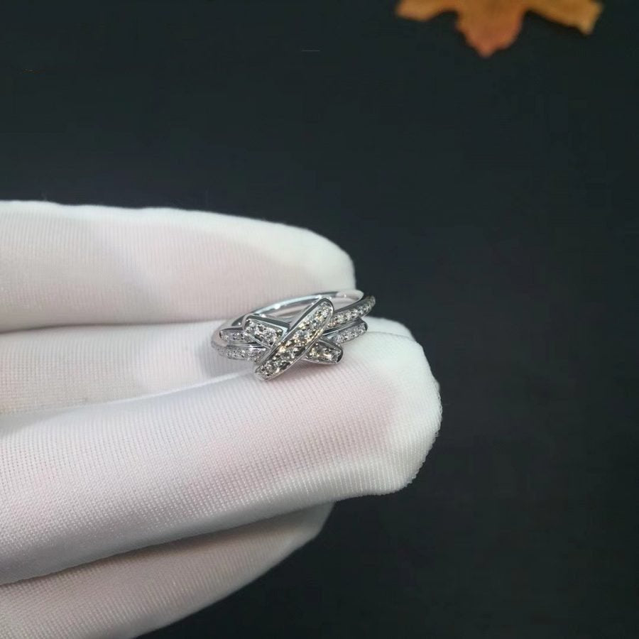 [Am jewelry]JEUX DE SILVER DIAMOND RING