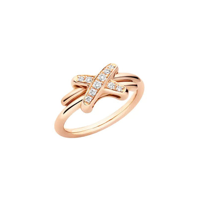 [Am jewelry]JEUX DE PINK GOLD DIAMOND RING