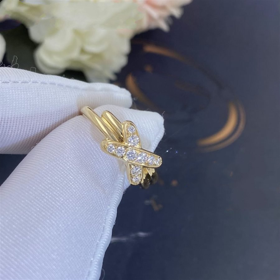 [Am jewelry]JEUX DE GOLD DIAMOND RING