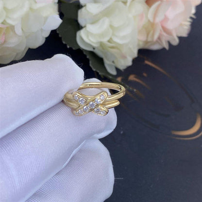 [Am jewelry]JEUX DE GOLD DIAMOND RING