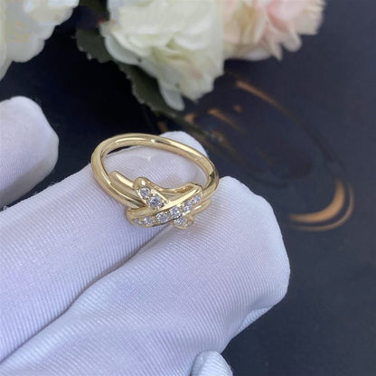 [Am jewelry]JEUX DE GOLD DIAMOND RING