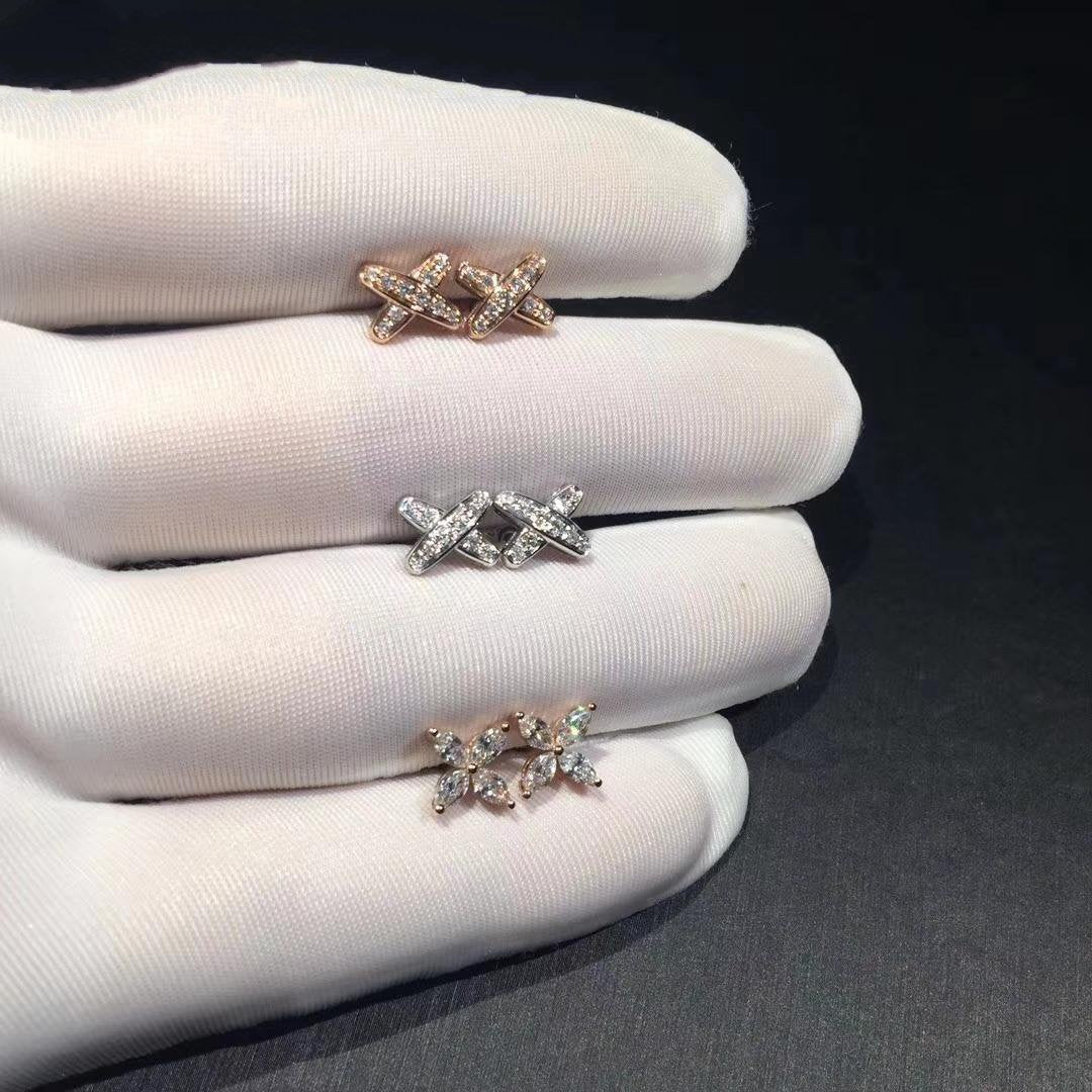 [Am jewelry]JEUX DE DIAMOND EARRINGS