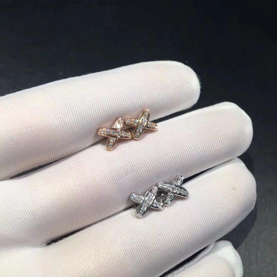 [Am jewelry]JEUX DE DIAMOND EARRINGS