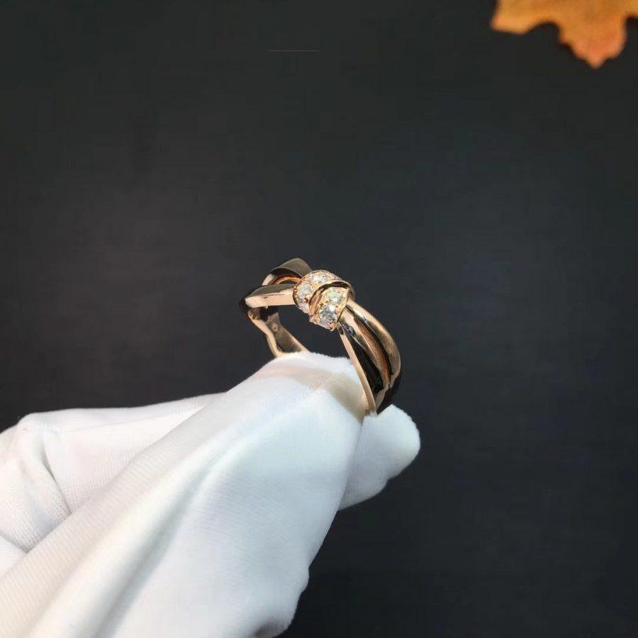 [Am jewelry]LIENS RING PINK GOLD DIAMOND