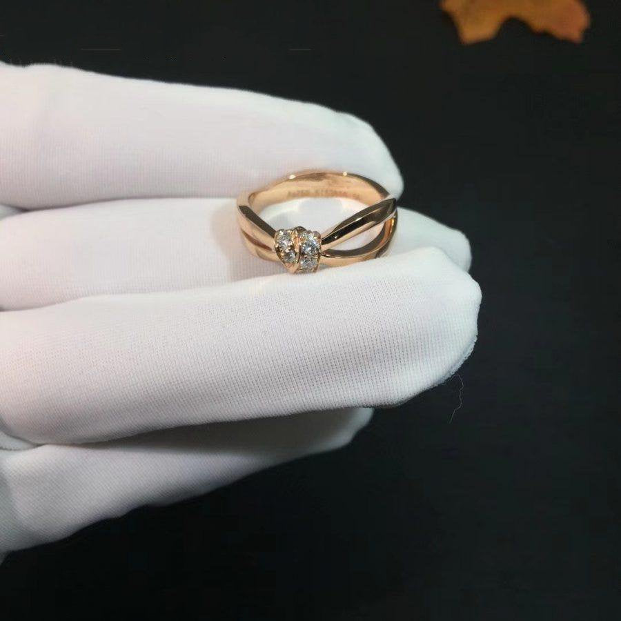 [Am jewelry]LIENS RING PINK GOLD DIAMOND