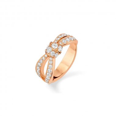 [Am jewelry]LIENS PINK GOLD DIAMOND RING