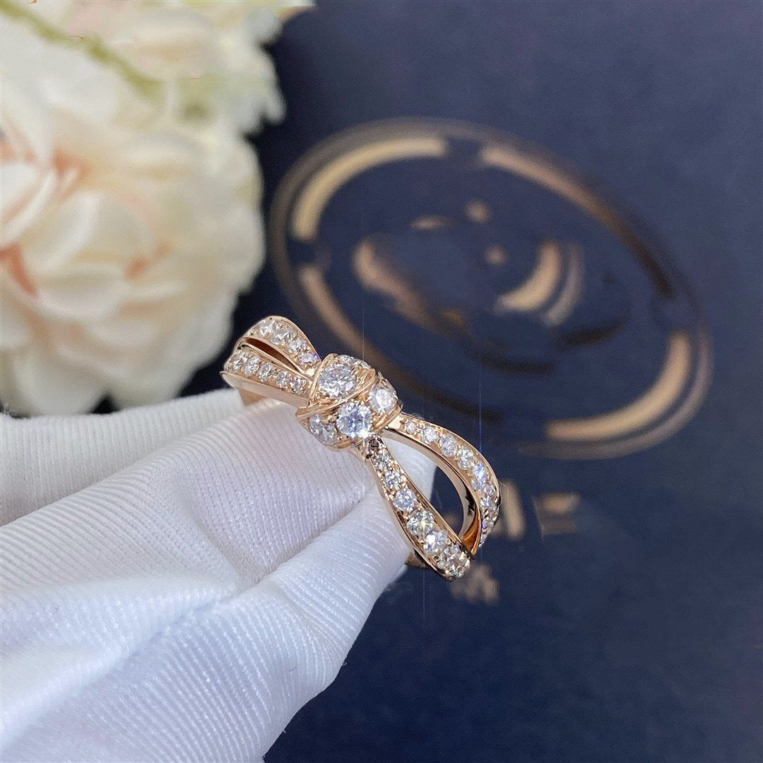 [Am jewelry]LIENS PINK GOLD DIAMOND RING