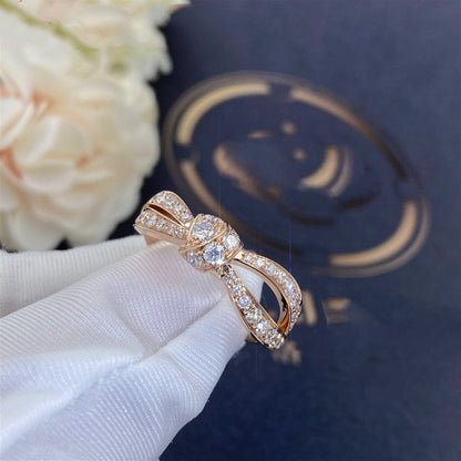 [Am jewelry]LIENS PINK GOLD DIAMOND RING