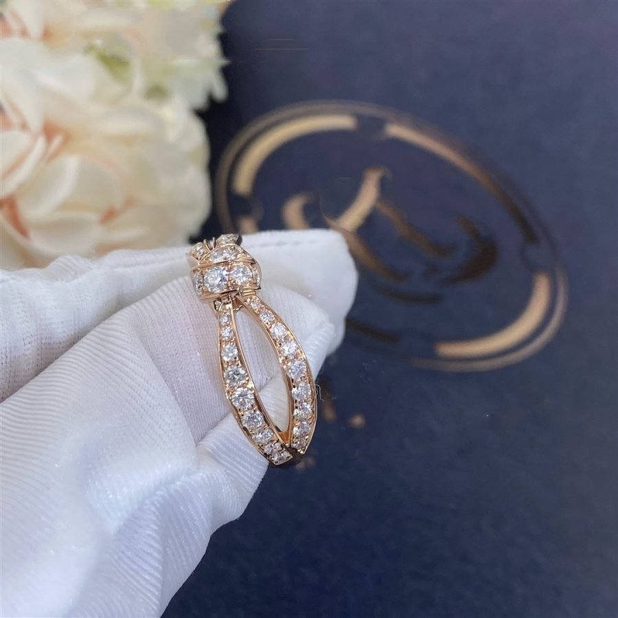 [Am jewelry]LIENS PINK GOLD DIAMOND RING