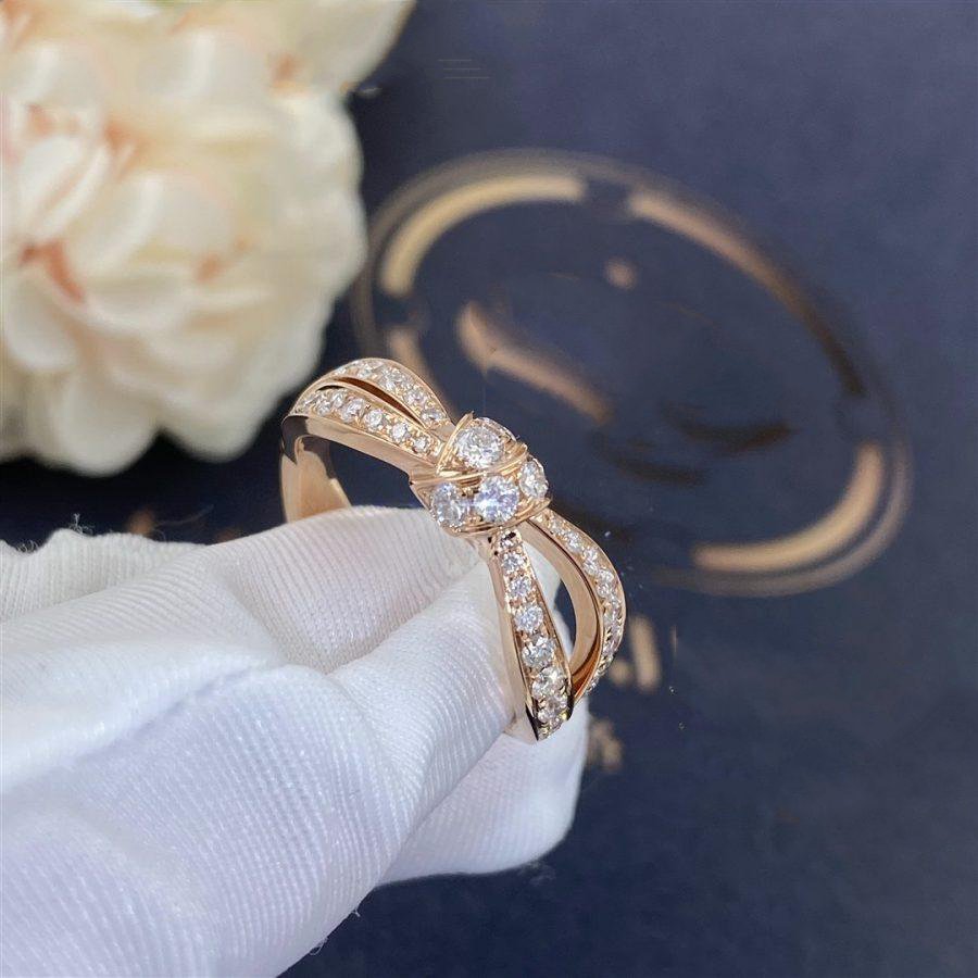 [Am jewelry]LIENS PINK GOLD DIAMOND RING