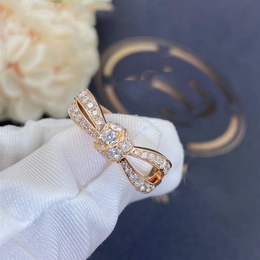 [Am jewelry]LIENS PINK GOLD DIAMOND RING