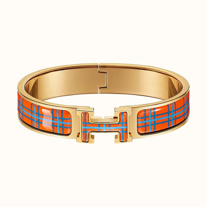 [Am jewelry]H TARTAN BRACELET 12MM