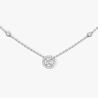 [Am Jewelry]Diamond Necklace 0,20ct Brilliant Shape Joy