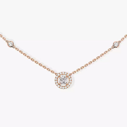 [Am Jewelry]Diamond Necklace 0,20ct Brilliant Shape Joy