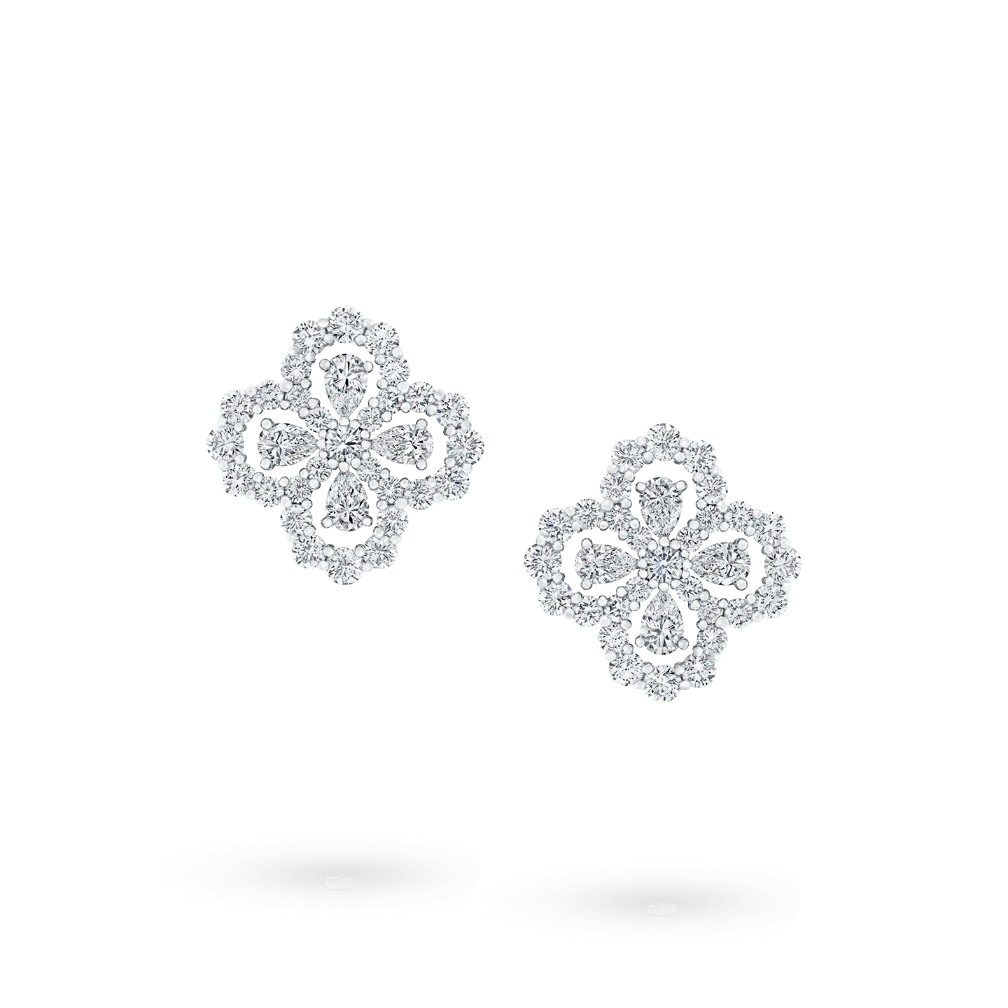 [Am jewelry]LOOP EARRINGS FULL MOTIF DIAMOND 16MM