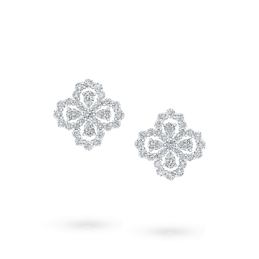[Am jewelry]LOOP EARRINGS FULL MOTIF DIAMOND 16MM