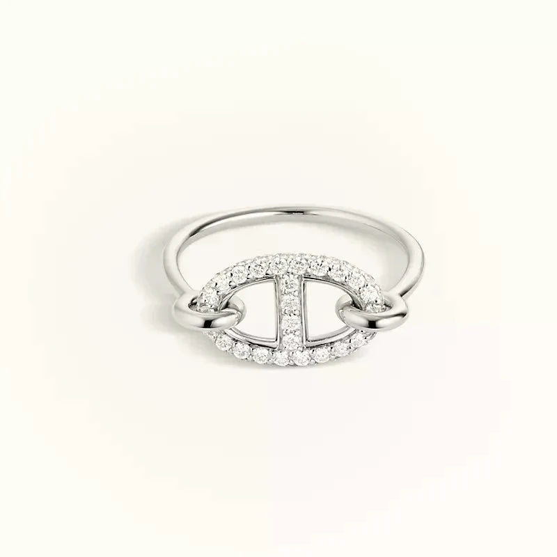 [Am jewelry]RONDE SMALL SILVER DIAMOND RING