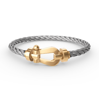 [Am jewelry]FORCE LARGE HORSESHOE NO DIAMOND BRACELET GOLD