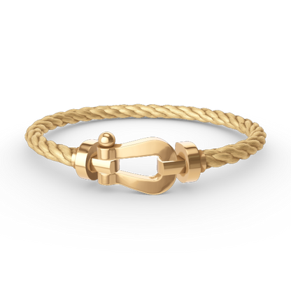 [Am jewelry]FORCE LARGE HORSESHOE NO DIAMOND BRACELET GOLD