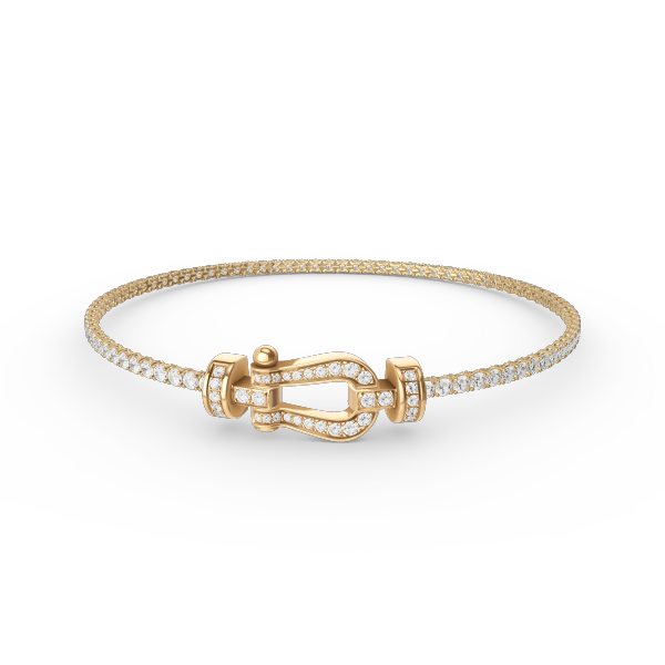 [Am jewelry]FORCE  HORSESHOE  DIAMOND TENNIS BRACELET